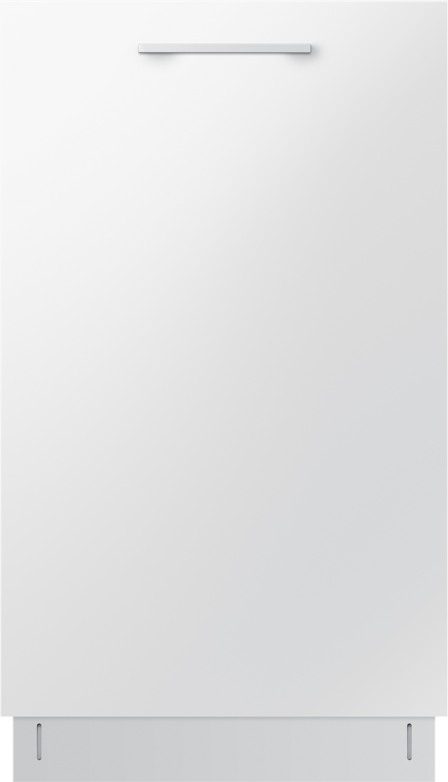 Samsung DW50R4060BB, Voll integriert, Single (45 cm breit), Schwarz, Berührung, Korb, Edelstahl