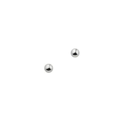 Paar Ohrstecker FIRETTI "Schmuck Geschenk Silber 925 Ohrschmuck Kugel in mehreren Größen" Gr. 3, silber (silberfarben), Ohrringe, Damen, 3, Silber 925 (Sterlingsilber)