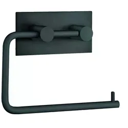 Smedbo Design Toilettenpapierhalter, Schwarz, Selbstklebend BB1098
