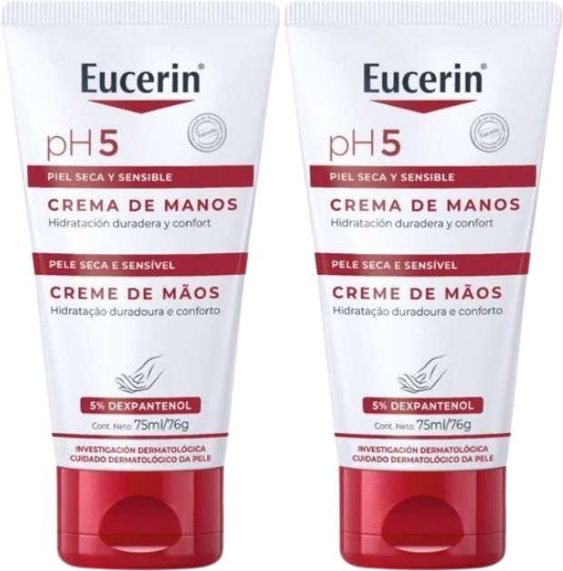 Eucerin pH5 Creme de Mãos 2x75ml