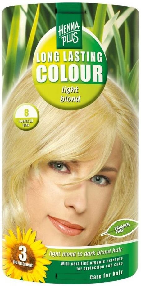 Hennaplus Long Lasting Light Blond 8