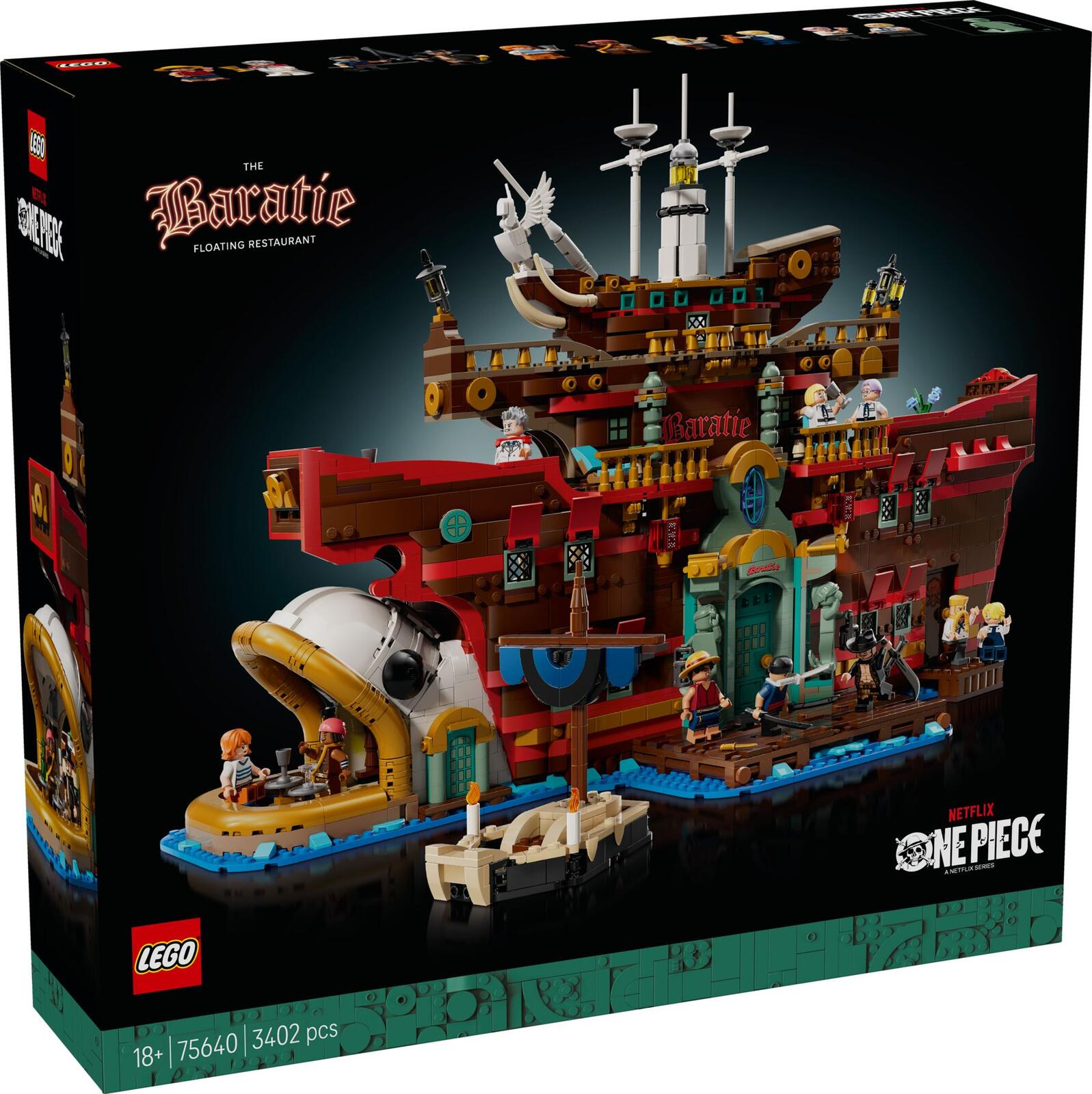 LEGO® ONE PIECE 75640 Baratié, das Schwimmende Restaurant