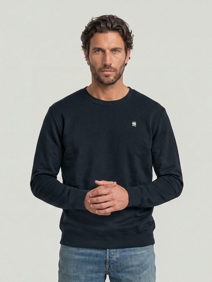 G-Star Sweatshirt in Dunkelblau - XXL