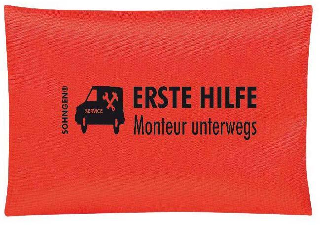 SÖHNGEN Erste-Hilfe-Tasche Monteur unterwegs, orange 0308023O