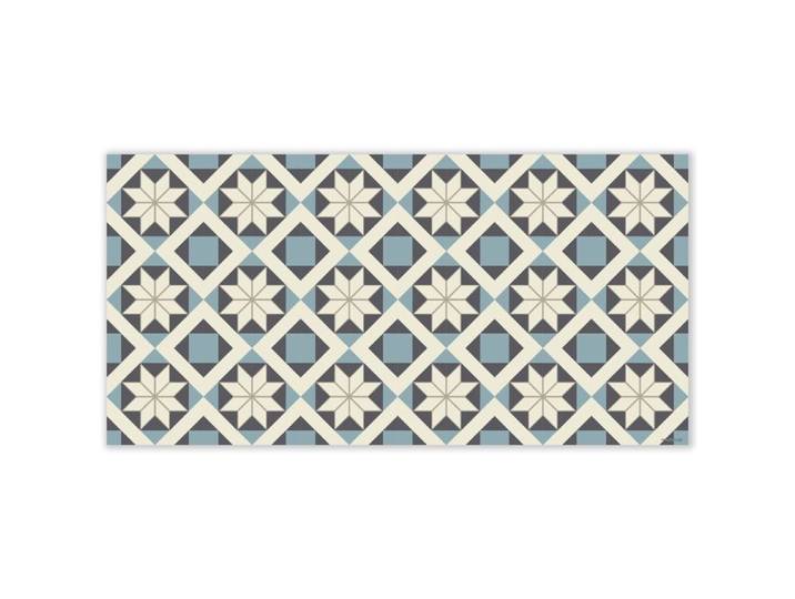 Mubusi Tapis Vinyle Sud Bleu 90x180 cm - Tapis Chambre en Vinyle