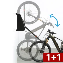 Drehhalter für E-Bikes zum einfachen Anheben 1+1 GRATIS, mit seitlicher Verblechung