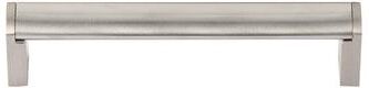 "Utopia Alley Bern Pull Handle - Decorative Cabinet Drop Pull Handles, Brushed Nickel, 5.0""/6.3""/7.5"" center to center"