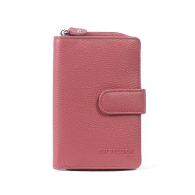 Geldbörse MARGELISCH "Madrid 1", Damen, rosa (sunrise), Rindsleder, Kleinlederwaren, LGW zertifiziertes Leder