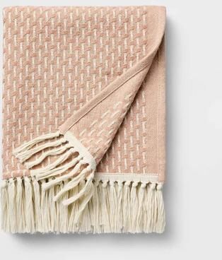 All Categories Goods Throw Woven Pattern, Medium Orange And Cream, Fringed Throw Blanket, Threshold Designed With Studio For Cozy Home Throw Woven Pattern, Medium Orange And Cream, Fringed Throw Blanket, Threshold Designed With Studio For Cozy Home