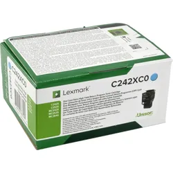 Lexmark Toner C242XC0 cyan