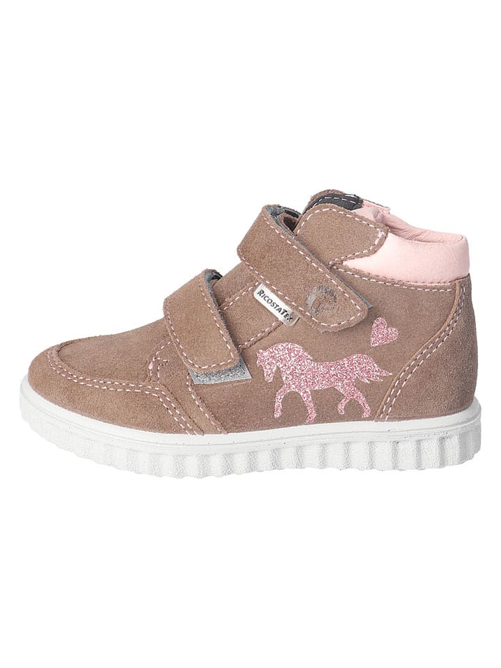 Ricosta Leder-Sneakers "Jolina" in Hellbraun - 34
