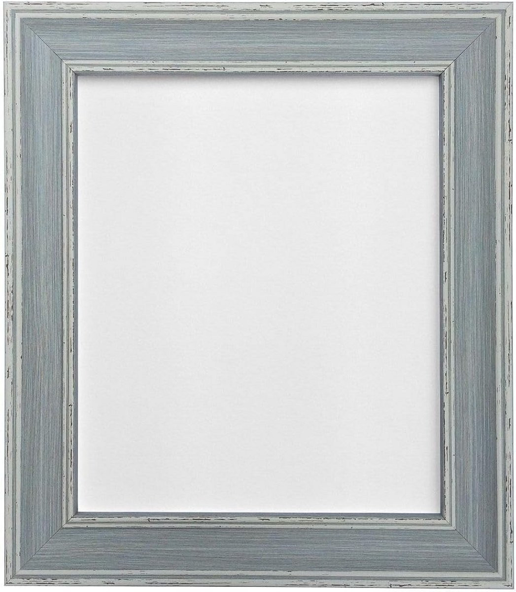 Vintage Blauwe Fotolijst A2 in Scandi Stijl