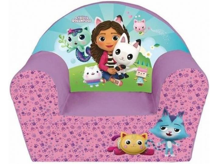 Clubstoel voor kinderen GABBY AND THE MAGIC HOUSE - Fun House - L.52 x D.33 x H.42 cm - herkomst Frankrijk