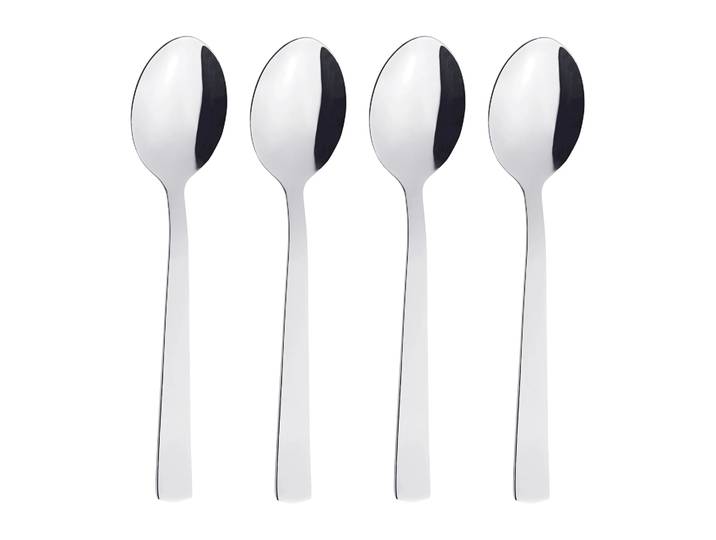 Aida Cuillère à dessert Raw, lot de 4 Acier inoxydable