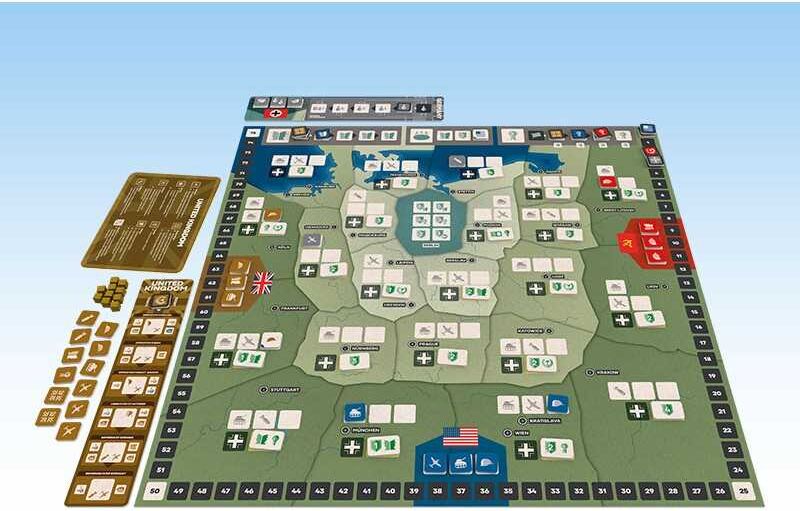 Wunder Waffen - Asymmetric Strategy Board Game, Ages 12+, by Ares Games