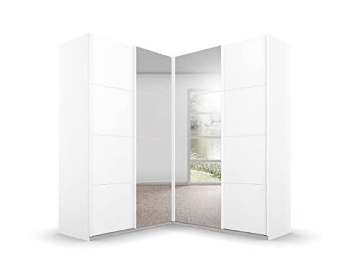 Rauch Möbel QUADRA, Eckschrank, Farbe Weiß, Breite 181 cm