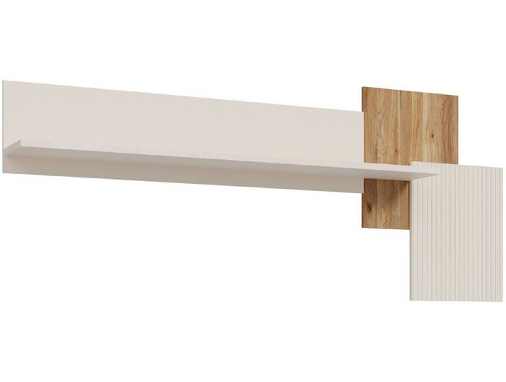 FORTE Wandboard Oak Squere Wandboard, B/H/T 187,4/77,6/21,9 cm Beleuchtung, einfache Montage