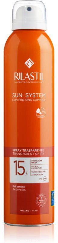 Rilastil Sun System spray solaire transparent SPF 15 200 ml