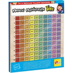 Lisciani EX105502 - Magnetische Multiplikations Tafel rechnen Grundschule Einmaleins Mathe Kinder