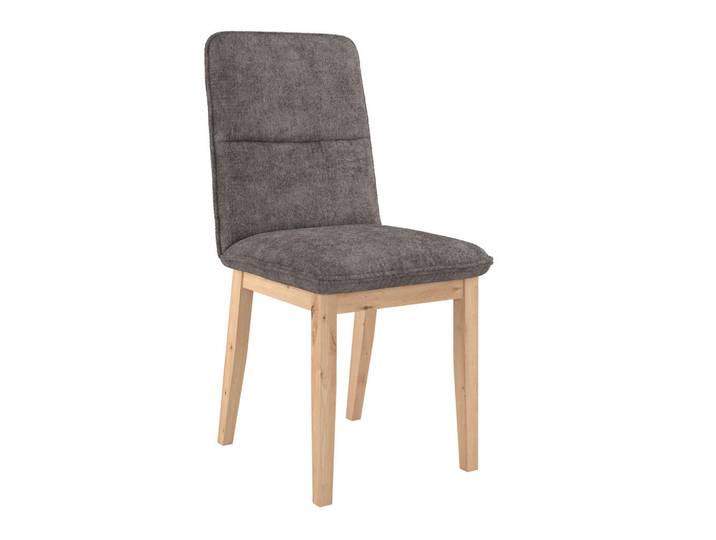 P & B Stuhl, Grau, Holz, Eiche, vollmassiv, 47x91x44 cm, Esszimmer, Stühle, Esszimmerstühle, Vierfußstühle