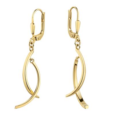 Paar Ohrhänger FIRETTI "Schmuck Geschenk Gold 333 Ohrschmuck Ohrringe", gold (gelbgoldfarben), Ohrringe, Damen, Gelbgold 333