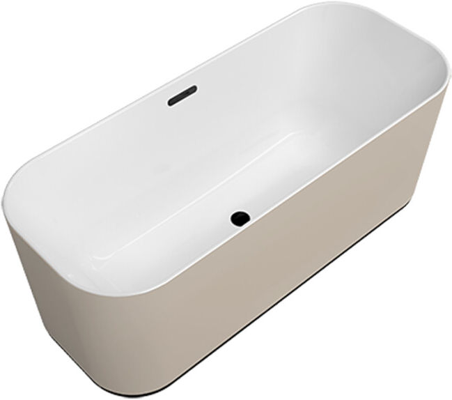 V&B; Baignoire îlot Finion couleur or D 170x70cm, PtoVtl., ÜL, arrivée, blanc ; Villeroy & Boch (177FIN7N4BCV401)