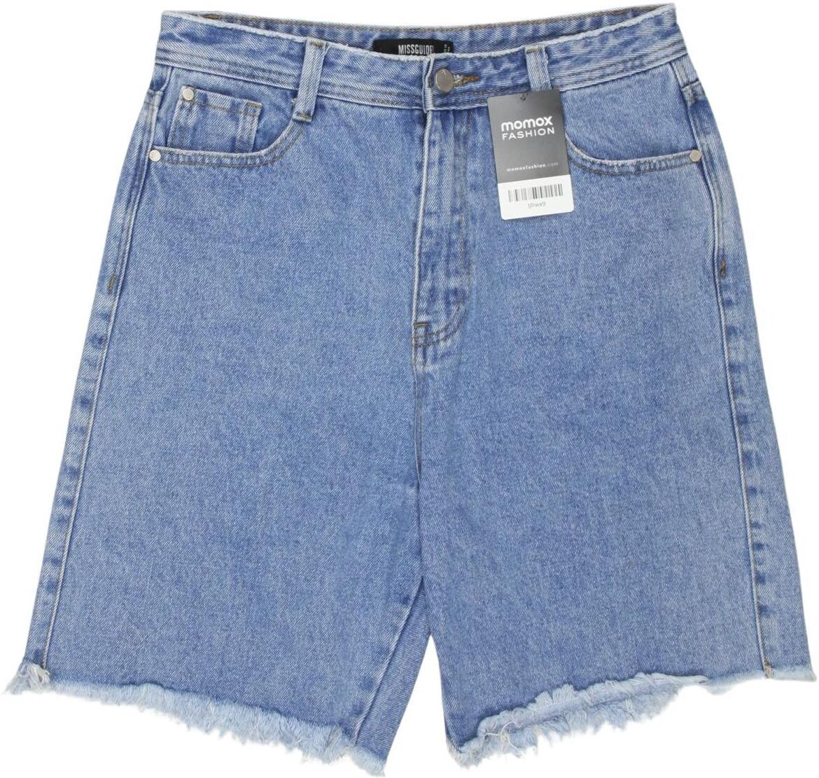 Missguided Damen Shorts, Blau, Gr. EU 38, Baumwolle - Second Hand