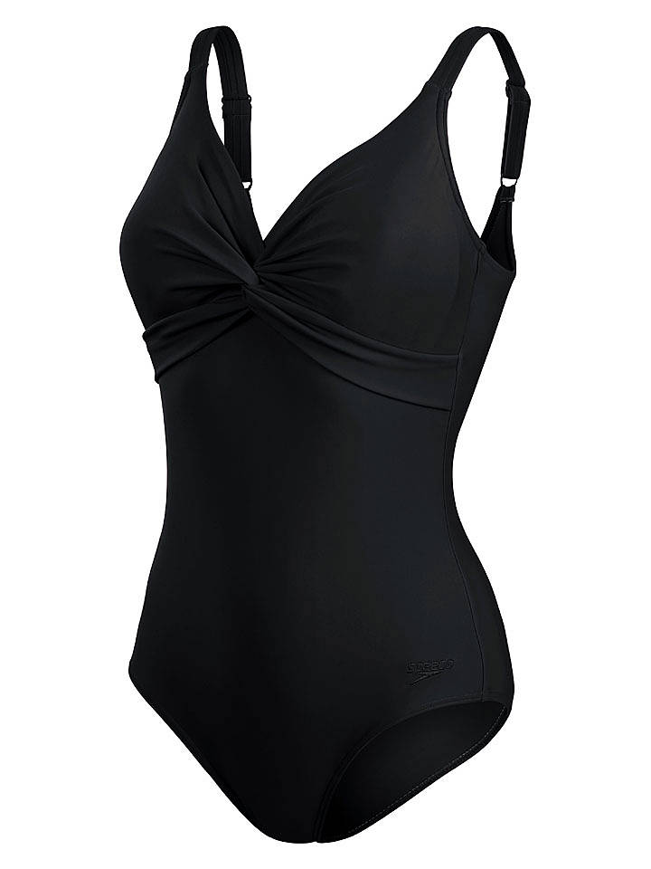 Speedo Badeanzug "Brigitte" in Schwarz - 36