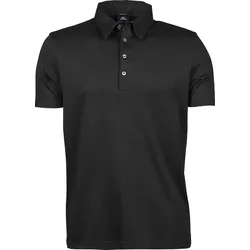 Tee Jays Herren Pima Baumwoll Polo 1440 black S