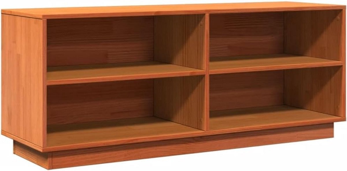 Massief Houten Schoenenkast Wax Bruin voor in de Hal