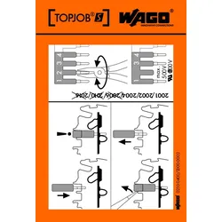 WAGO GmbH &amp; Co. KG Handhabungsaufkleber 210-400/2000-002