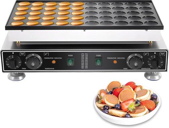 Poffertjes-Gerät - Edelstahl - Temperaturregelung von 50 °C bis 300 °C - Für den Heim- und gewerblichen Gebrauch