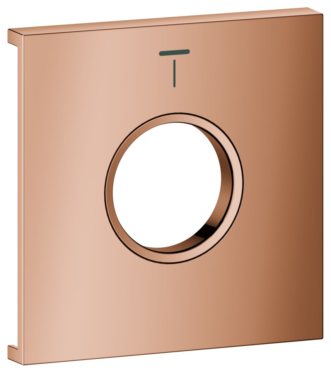 GROHE Metallplatte Grohtherm Aqua Tiles 107172, Symbol: Kopfbrause 4 warm sunset, 107172DA00 107172DA00