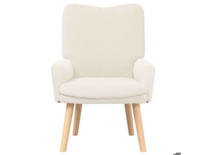 Chaise simple - Crème - Fauteuil SALON - Crème 63x67x94 cm F8739