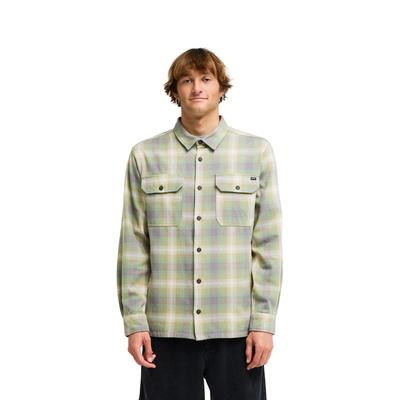 Langarmhemd BILLABONG "Offshore Flannel", Herren, Gr. XL, grün (hedge grün), Obermaterial: 100% Baumwolle., Hemden
