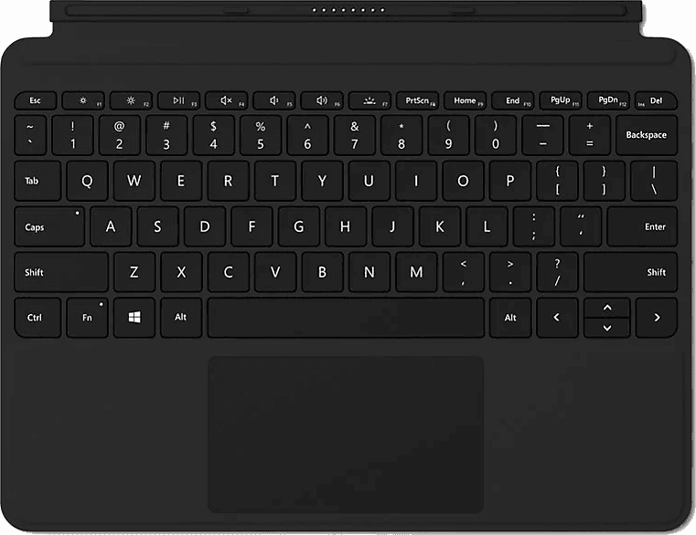 Teclado - Microsoft Go Type Cover Profesional, Para Surface Go4, Negro