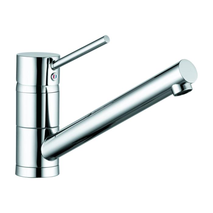 Kludi Scope Küchenarmatur 339390575 chrom, Niederdruck, schwenkbarer Auslauf