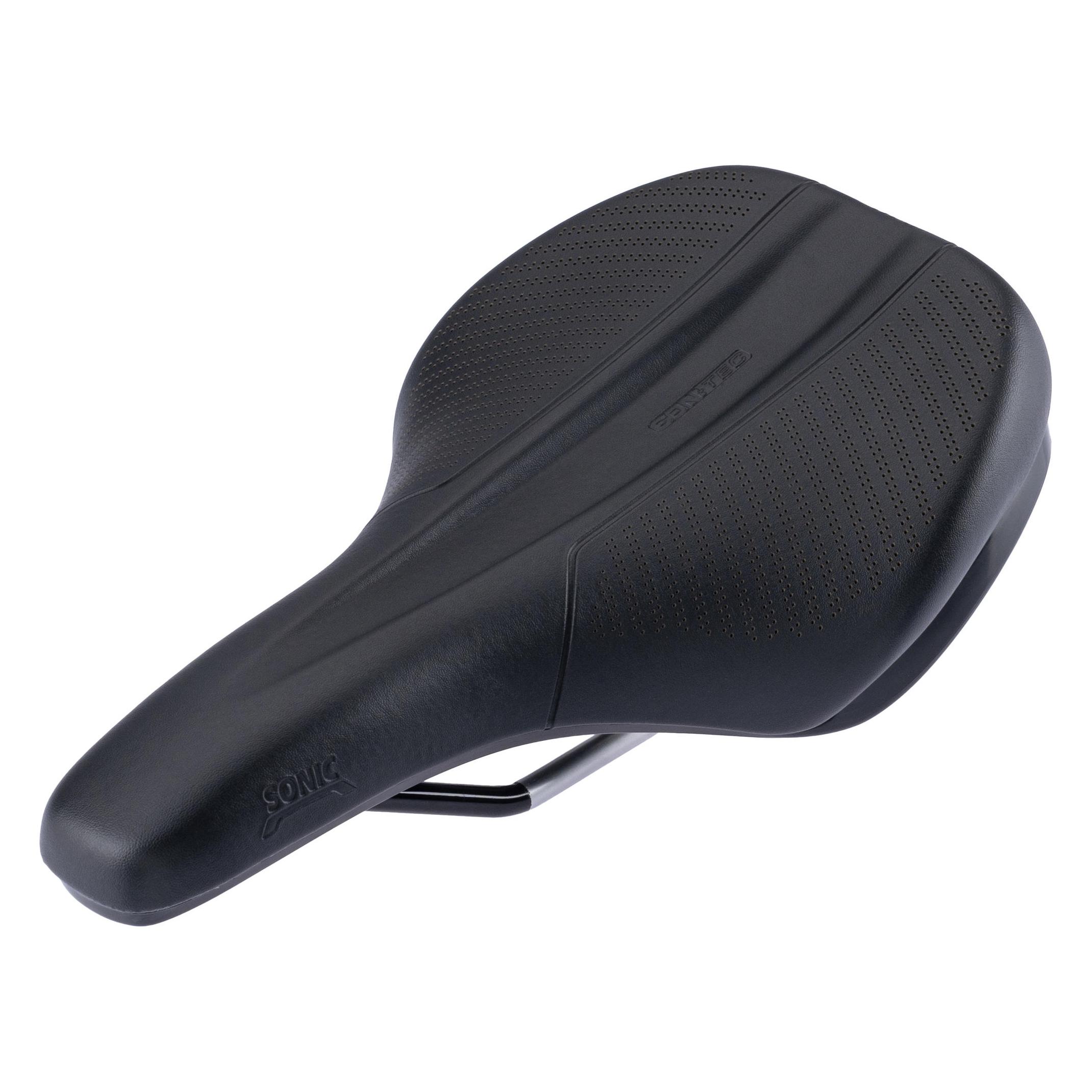 Contec Fahrradsattel Sonic MTB, 254x162 mm, aus Nylonfaser und PVC, Stossdämpfend, Mountainbike Satte (69218132)
