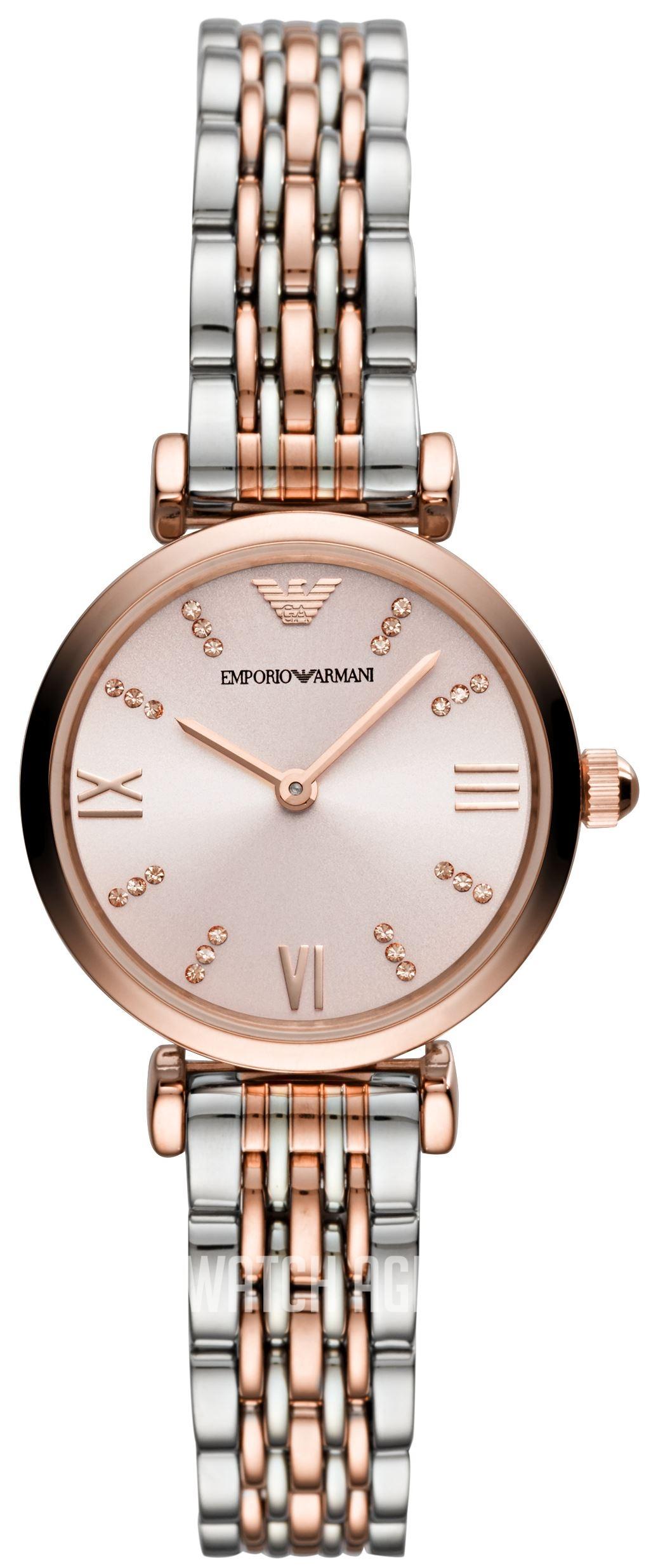 Emporio Armani Gianni T-bar Mehrfarbig Damen Armbanduhr AR11223