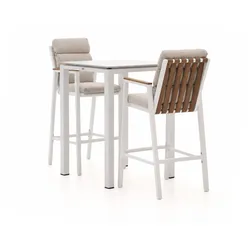Bellagio Bertinoro/Trecenta 75 cm Gartenbar-Set 3-teilig stapelbar