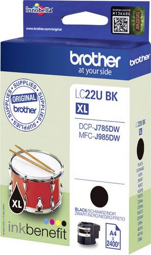 Brother Druckerpatrone LC-22U BK Original Schwarz LC22UBK