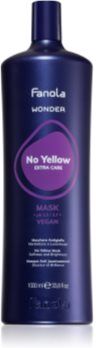 Fanola Wonder No Yellow Mask máscara para cabelo neutraliza tons amarelados 1000 ml. Wonder No Yellow Mask