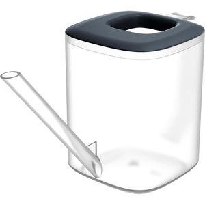 Prosperplast Gießkanne Tubi, transparent / anthrazit, Kunststoff, 1 Liter
