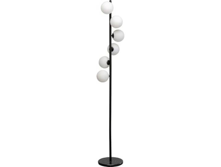 Kare Design Vloerlamp Scala Balls Milky 160cm zwart