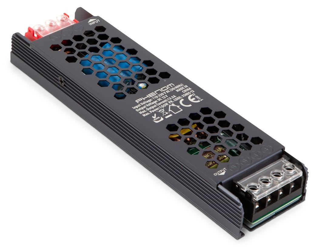HomeShopXL LED-voeding Transformator 12V DC 12,5A 150W voor LED-strips en industriële toepassingen 55005-12