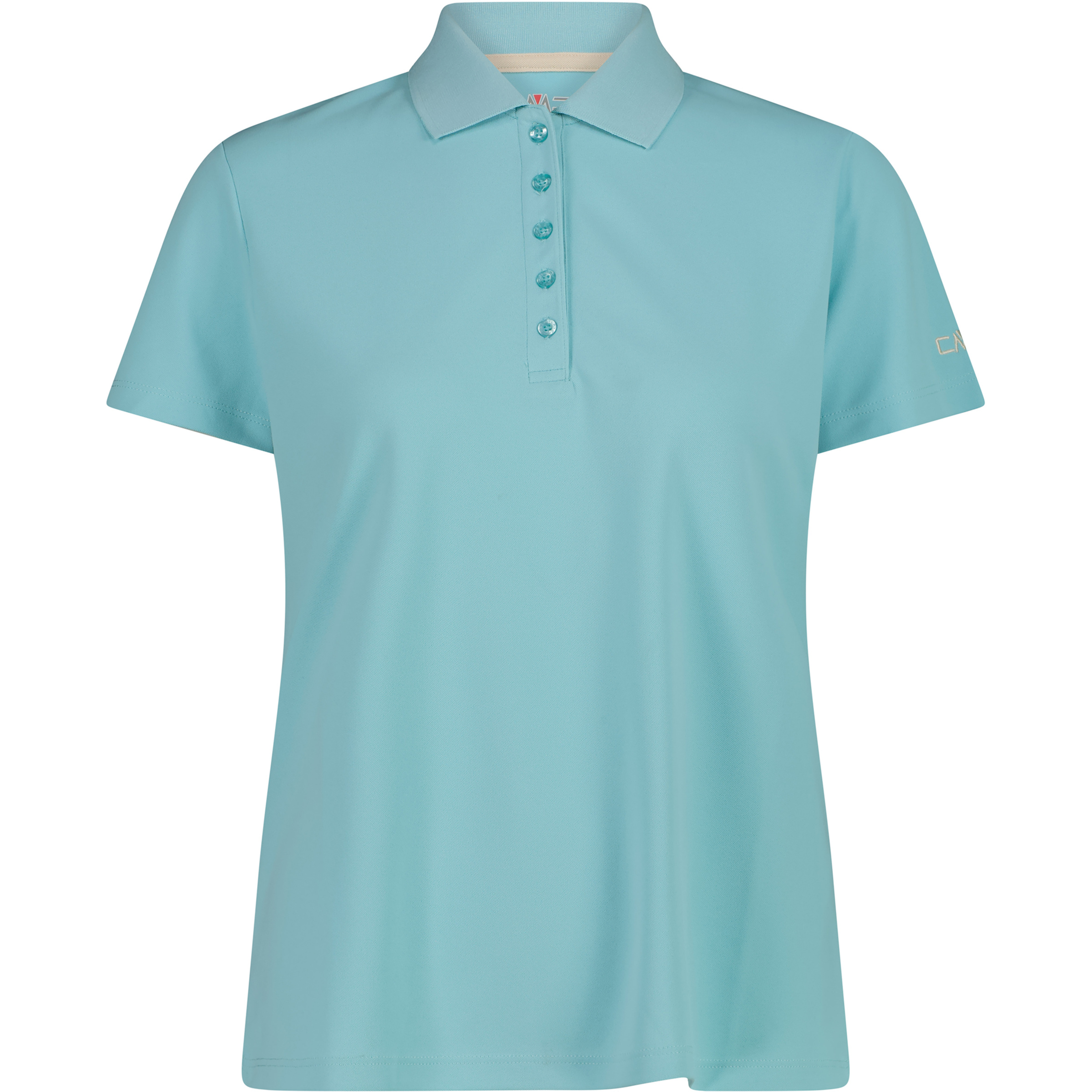 CMP Polo Damen T-Shirts tuerkis Größe XL Lifestyle Atmungsaktiv