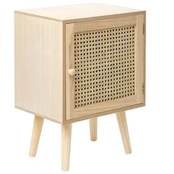 NACHTTISCH Rattan heller Holzfarbton 38/30 cm Almo