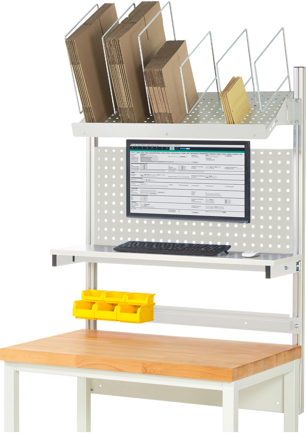 Rau System-Aufbau Komplettset 03, für Produktbreite 1000 mm, RAL7035/RAL7035 (EE-BW-KS-03-1000.12)