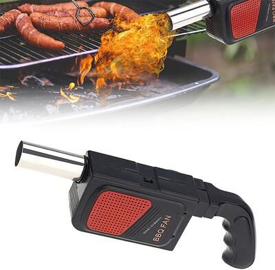 Inspire Daily Merch Handheld Electric BBQ Air Blower For Charcoal Grill Outdoor Camping BBQ Fan Fire Bellows Tool Handheld Electric BBQ Air Blower For Charcoal Grill Outdoor Camping BBQ Fan Fire Bellows Tool