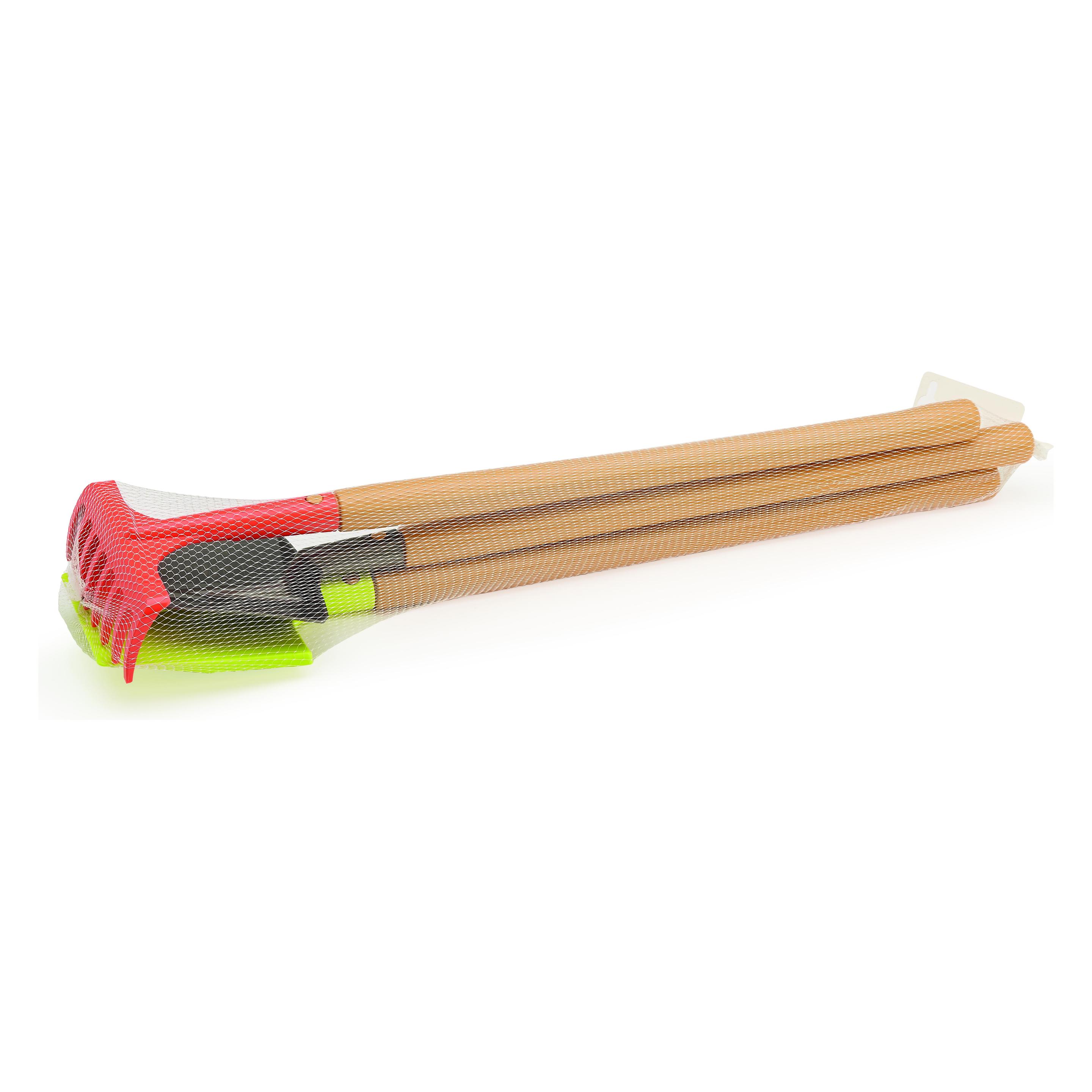 Ecoiffier Gartengeräte aus Metall mit Holzgriff, 3-tlg. (4338)